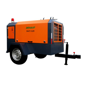 400 Cfm Diesel Portable Air Compressor For Sand Blasting