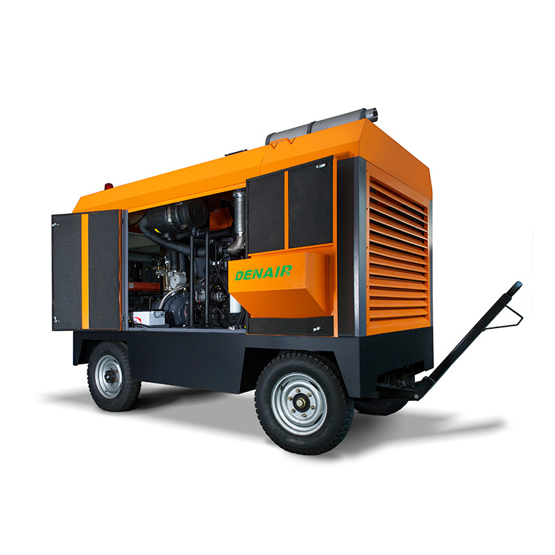 21Bar Portable Movable Air Compressors For Well Mine Drilling Rigs