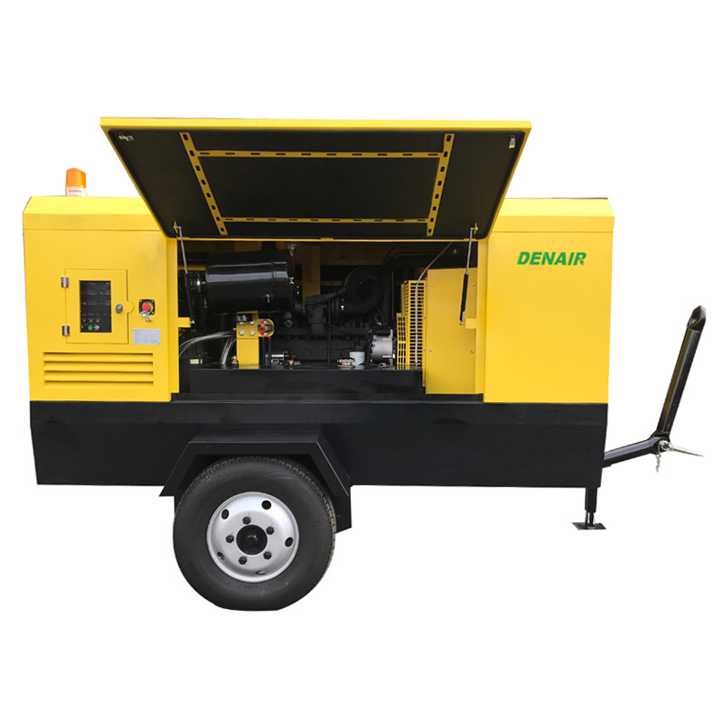 185cfm 7bar Diesel Portable Air Compressor 25 Kw 367 Cfm For Sale