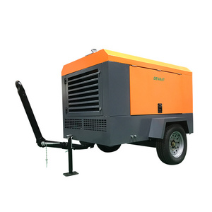 High air-pressure Diesel Portable Mobile or Skid - mounted Screw Air compressor For Drilling rig