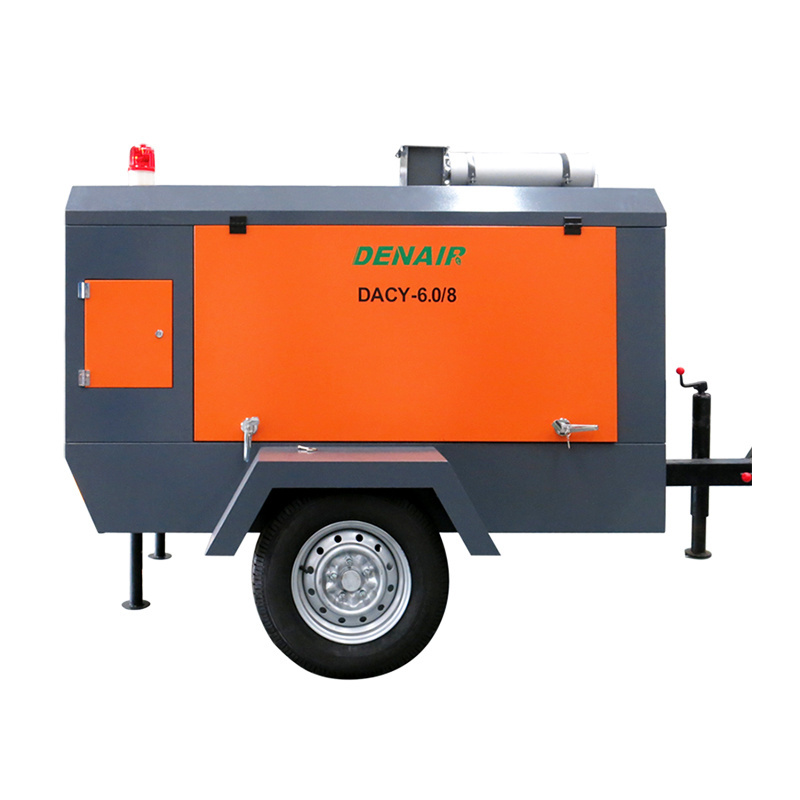 21Bar Portable Movable Air Compressors For Well Mine Drilling Rigs