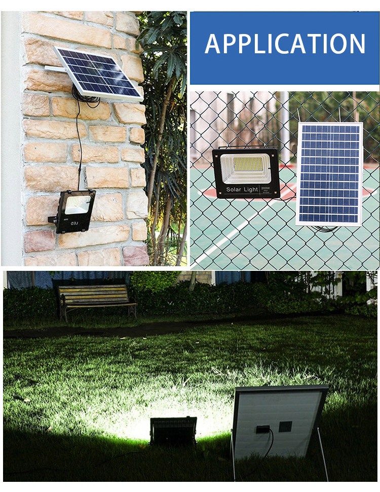 led flood light outdoor solar led spotlight 100W 200W 300W