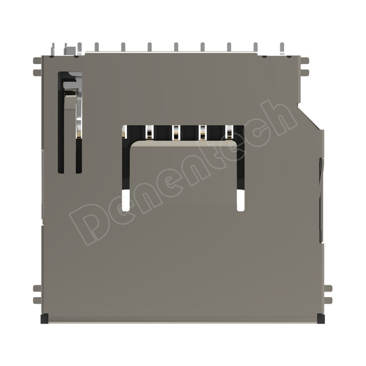 Denentech new product 8pin micro sd card long card tf card memory connector in stock