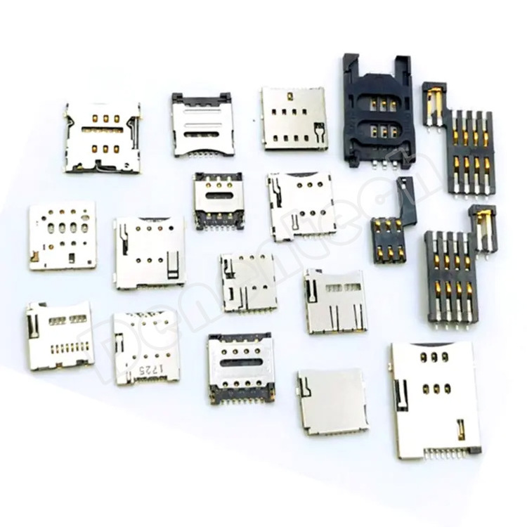 Denentech new product 8pin micro sd card long card tf card memory connector in stock