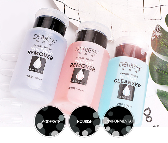 Hot Selling Pushing Design Non Acetone Ultra-Powerful Nail Removal Enamel Nail Polish Remover