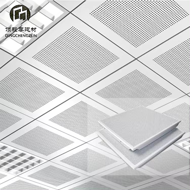 Customized Square Perforated Lay-in Aluminum Ceiling Panel