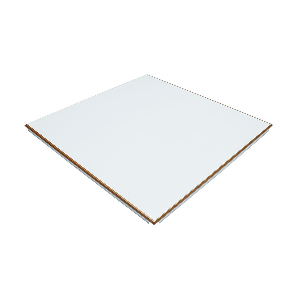 Factory Price Aluminum Ceiling Clip In Tiles 600x600 Acoustic Roof Plafond Decor Metal Drop Ceiling Tiles