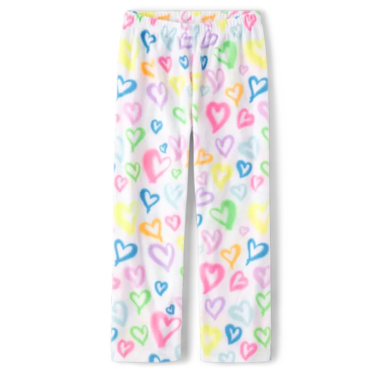 Custom Print Kids Flannel Pajama Pants Sleep Bottoms Pajama Bottoms Flannel Lounge Pajamas Lounge Pants for Kids