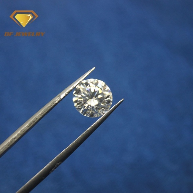 Wholesale GRA 1ct 1.5ct 2ct 3ct loose moissanite diamond D moissanite stone