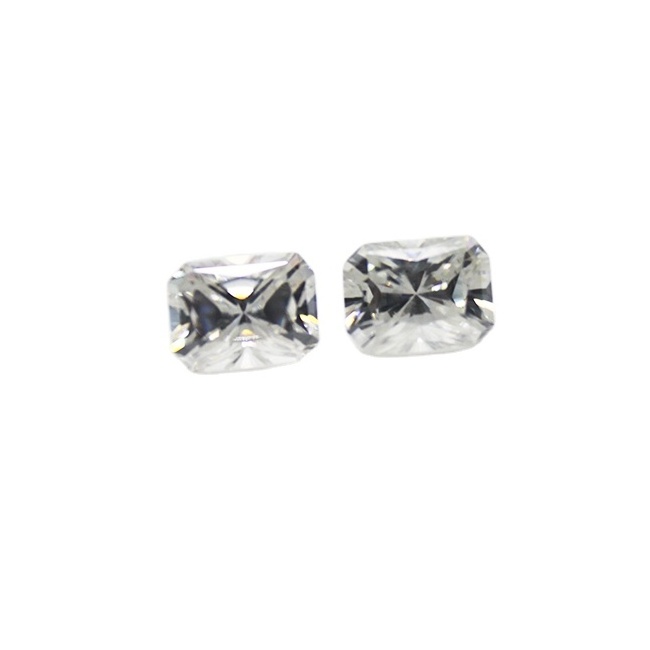 Moissanite Baguette Super White Color Rectangle Shape Wholesale White Moissanite