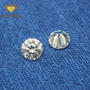 Wholesale GRA 1ct 1.5ct 2ct 3ct loose moissanite diamond D moissanite stone