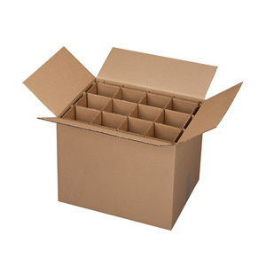 Factory Wholesale Cardboard Inserts Wine Packaging Boxes Logistics Packaging OEM/ODM DFY Packaging Corrugated Board Paper Accept