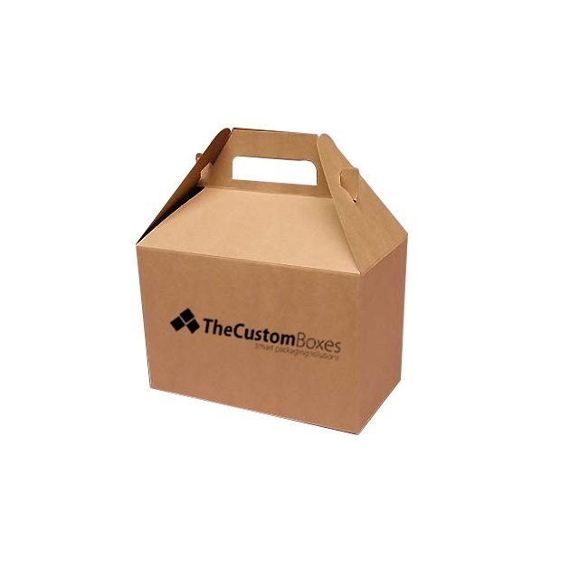 wholesale box handle cardboard gable box