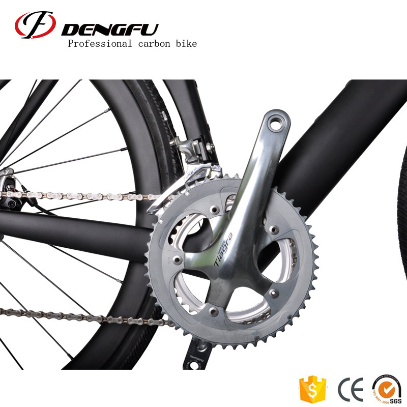 DENGFU Hot sale men's carbon bicycle disc complete carbon roadbike frame disc brake sport bikes