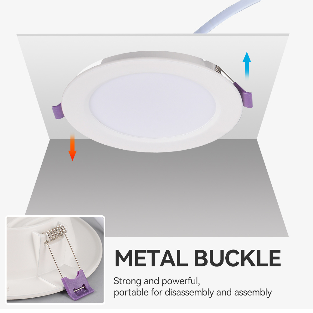 NEW led lights led recessed retrofit downlight 7W AC220V Die-cast aluminum casing ultra slim led panel lights ceiling downlight