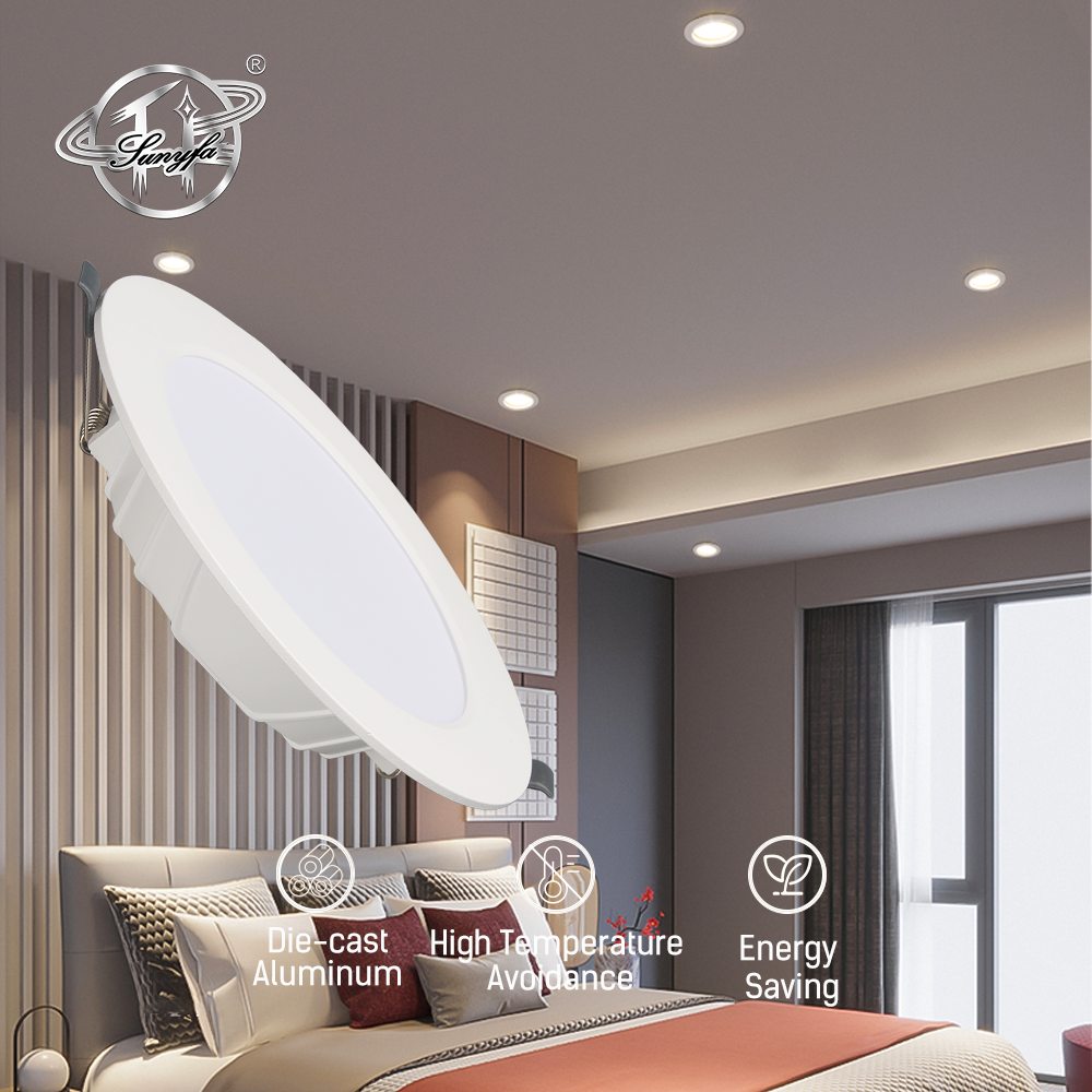 Dingdian LED High brightness led chip 6W/15W/24W 6500K LED down light Ultra Slim surface mounted  led spot downlight for bedroom