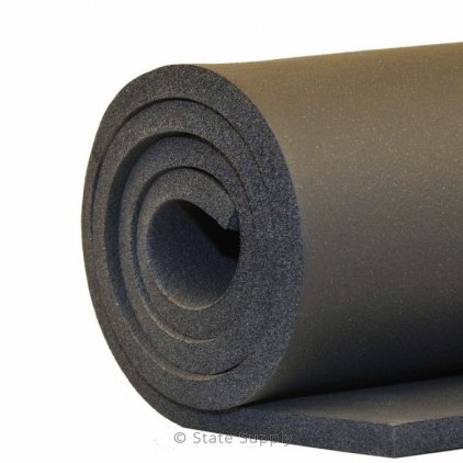 Fire Resistant Neoprene Sponge Foam Rubber Sheet Roll, Adhesive Multi-Function Soundproof Rubber Foam Sheet