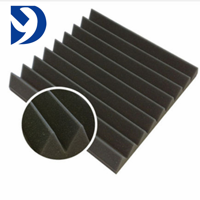 High Density  Customized Wave Soundproofing Foam / Noise Insulation Sponge