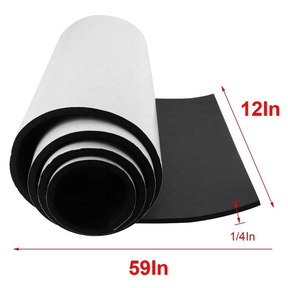 Anti-Slip Adhesive Anti Vibration Extra Large Marine Foam Rolls Sheets with Adhesive Closed Cell Foam Padding Neoprene Foam