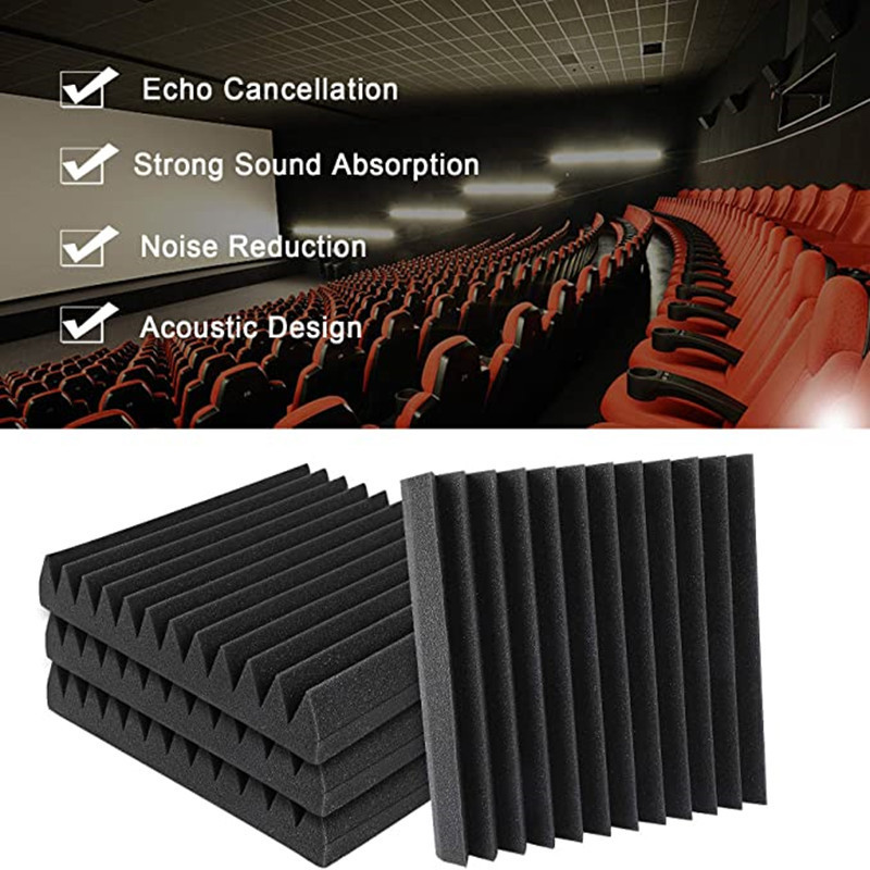 wholesale home office wall ceiling Studios KTV high density wall sound proof wedge acoustic foam panels acoustic foam