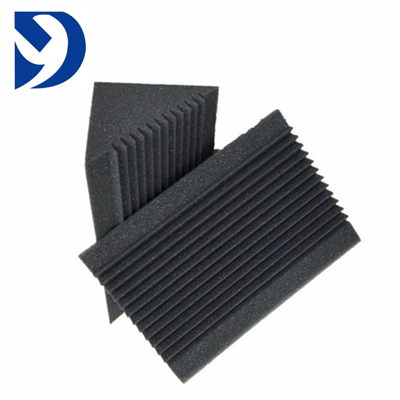 High Density  Customized Wave Soundproofing Foam / Noise Insulation Sponge