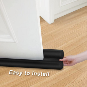 Wholesold 36 Inch Under Door Draft Noise Blocker Black Gap Stoppers Entry Door Draft Guard