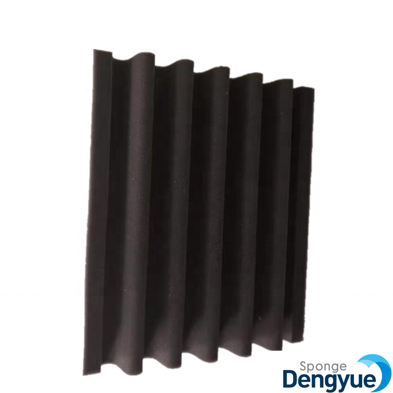 Fire Retardent Acoustic Panels vocal booth bass trap wedge shape soundproof foam