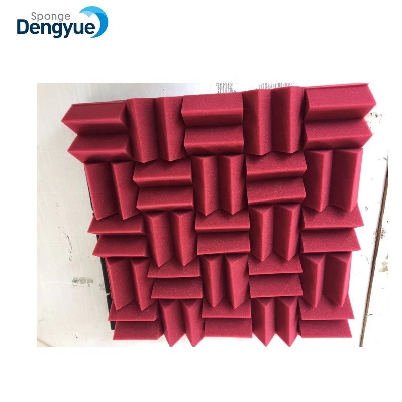 Fire retardant sound absorbing soundproof material studio pyramid acoustic egg crate foam acoustic studio foam