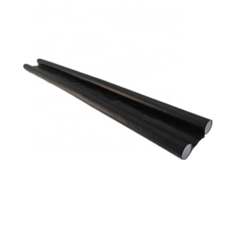 Double side Durable Black/white 920mm EPE Foam leather Cuttable Weather seal under Door draft stopper