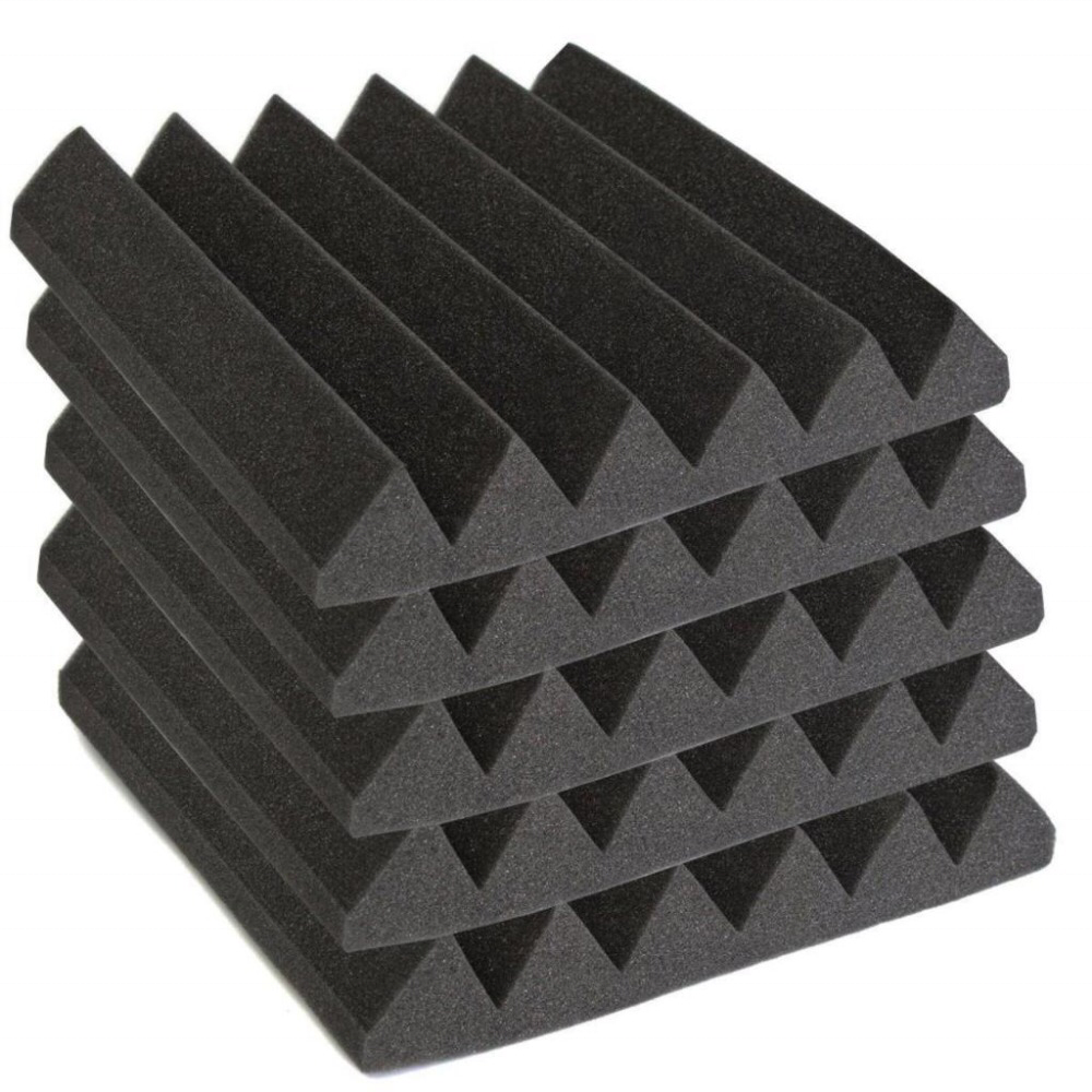 Acoustic sound proofing foam tiles panels bass traps