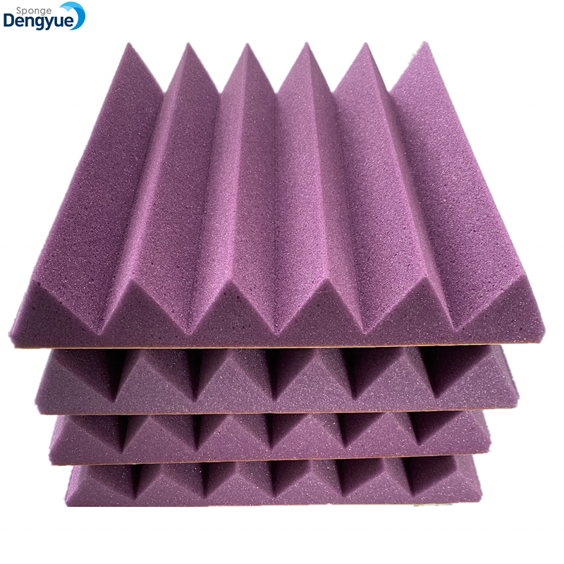 anechoic room 2 inch foam rubber insulation sheet sound absorbing material