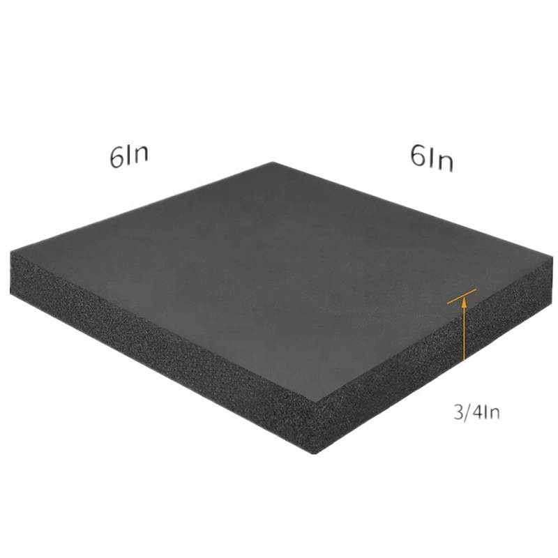 Adhesive Backing Neoprene Insulation Foam High Density Anti Vibration Foam Pad