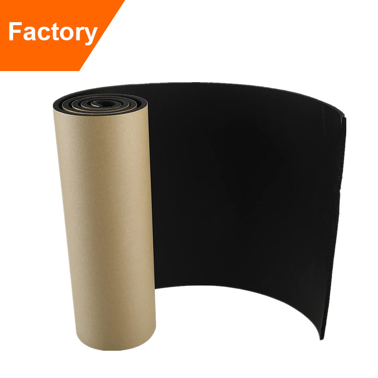 Self adhesive SBR/PU/NBR/PVC/PE/CR/EPDM Foam Supplier 15m  Rubber Foam Sheet/Roll