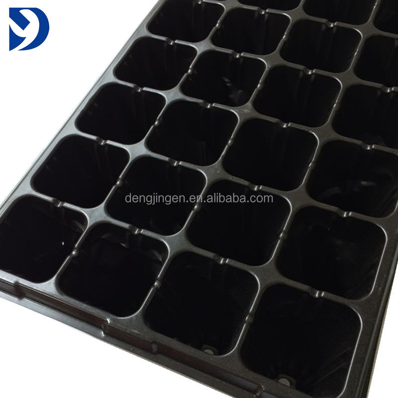 Cells Black PS Material Plug Type Plastic Plant growing Nursery Seed germination starting Tray