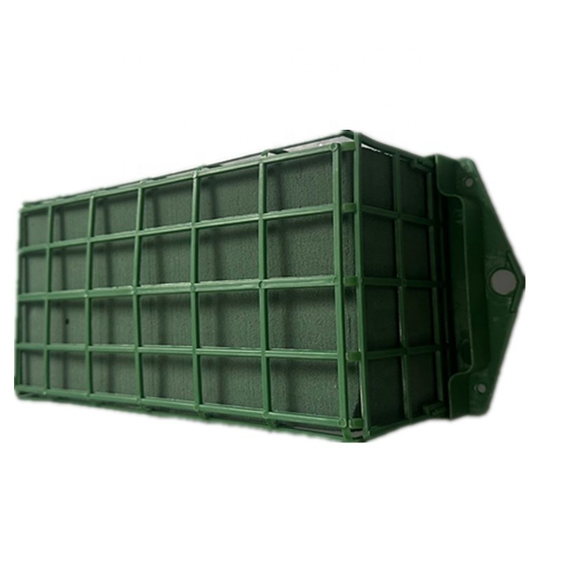 2pcs Square Floral Foam Cage Flower Holder Green Water Absorption preserved fresh flower foam