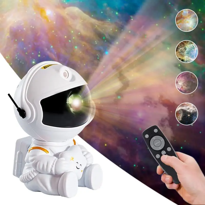 hot usb Smart Home LED Night Ceiling Light Astronaut  with Cloud Sky Aurora Starry Star Galaxy Projector  Table Lamp for Bedroom