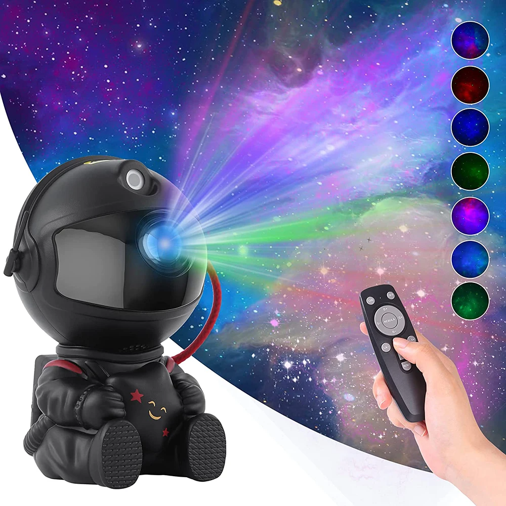 hot usb Smart Home LED Night Ceiling Light Astronaut  with Cloud Sky Aurora Starry Star Galaxy Projector  Table Lamp for Bedroom