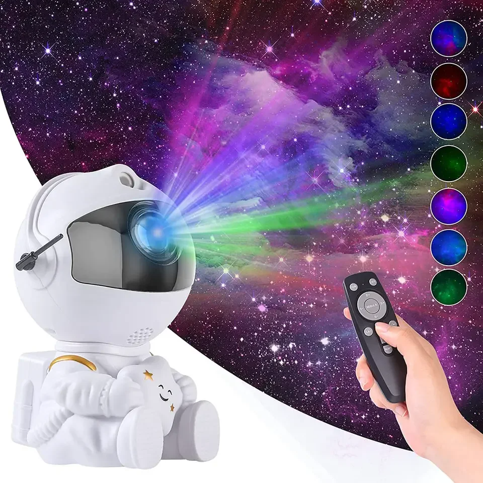 hot usb Smart Home LED Night Ceiling Light Astronaut  with Cloud Sky Aurora Starry Star Galaxy Projector  Table Lamp for Bedroom