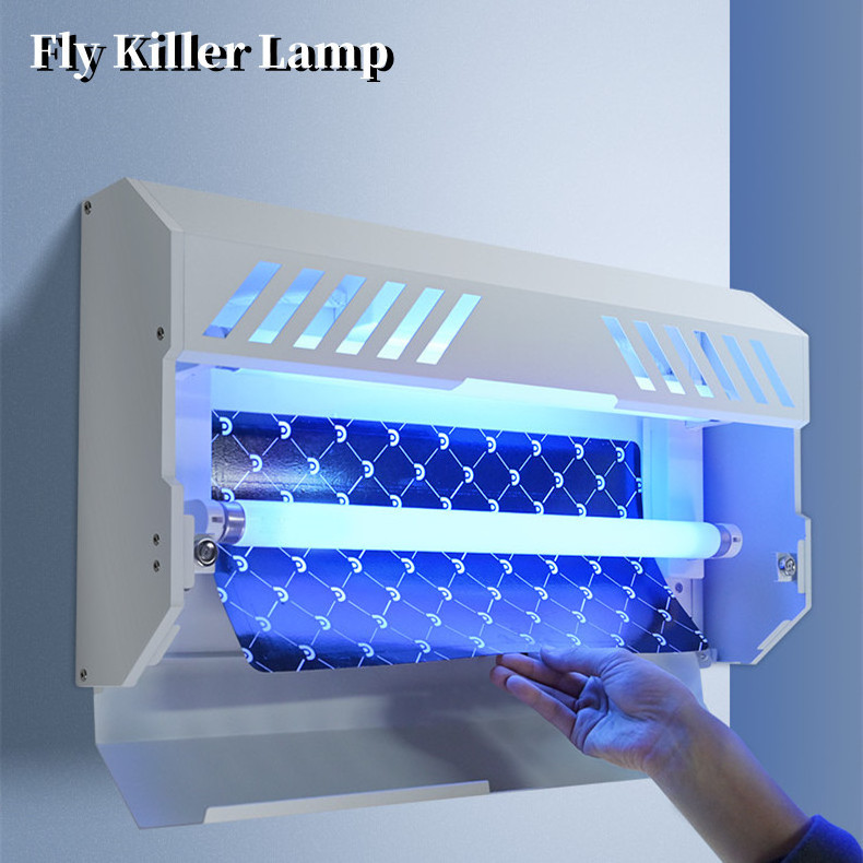 Restaurant Type 220v Plugging In Sticky Trap Mosquito Killing Lamp Fly Killer machine UV electric fly catcher lamp