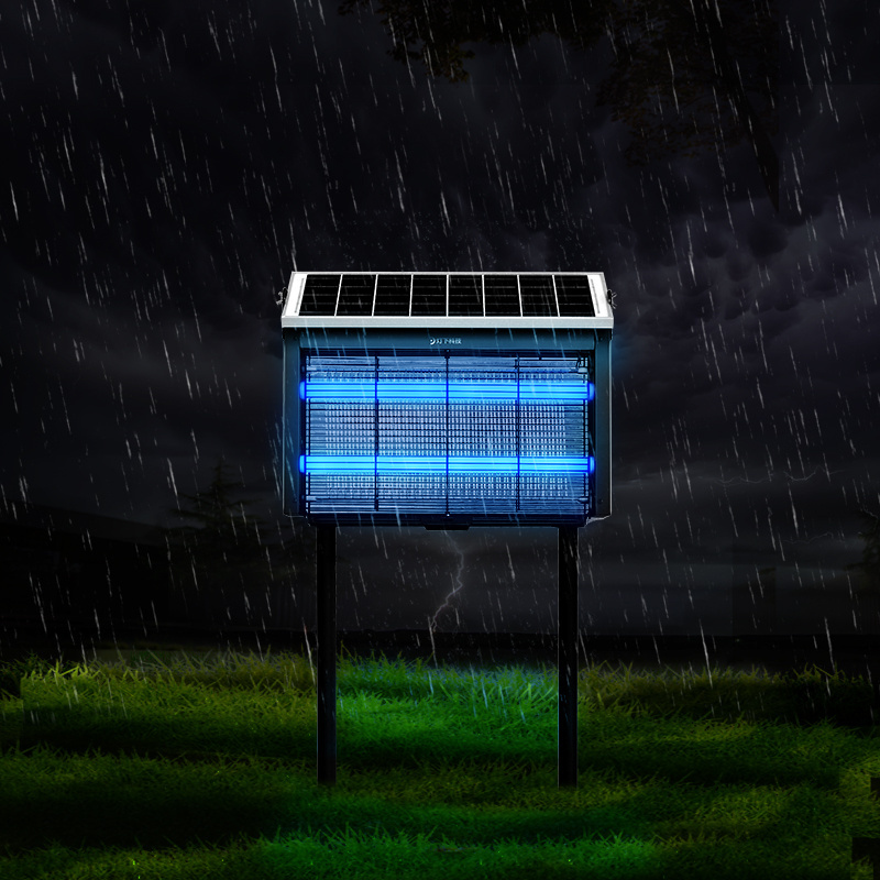 industry design insect control solar powered anti mosquito killing lamp outdoor electronic bug zapper