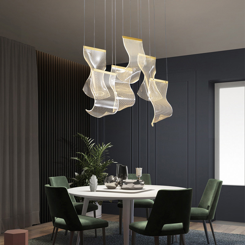 Customizable Modern Luxury Art pendant lamp Decorative LED Hanging Chandelier For Hotel Lobby Villa Hall Decor Project Lighting