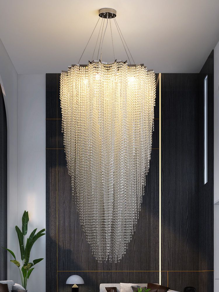 Crystal Flush Mount Chandelier Fixture Crystal Chandelier Lighting Ceiling Lamp For Hallway