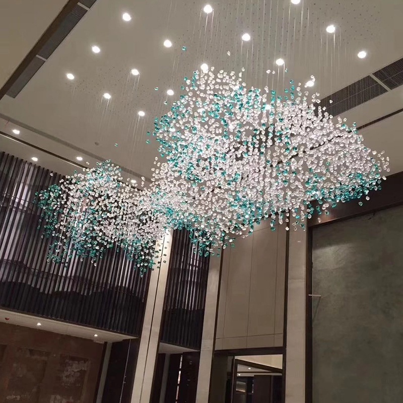 Custom Large Project Modern Hotel Lobby Villa Restaurant Decoration Chandeliers & Pendant Lights