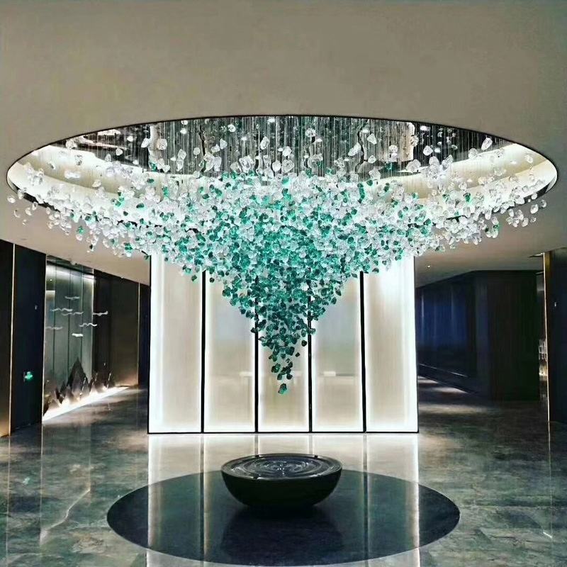 Custom Large Project Modern Hotel Lobby Villa Restaurant Decoration Chandeliers & Pendant Lights