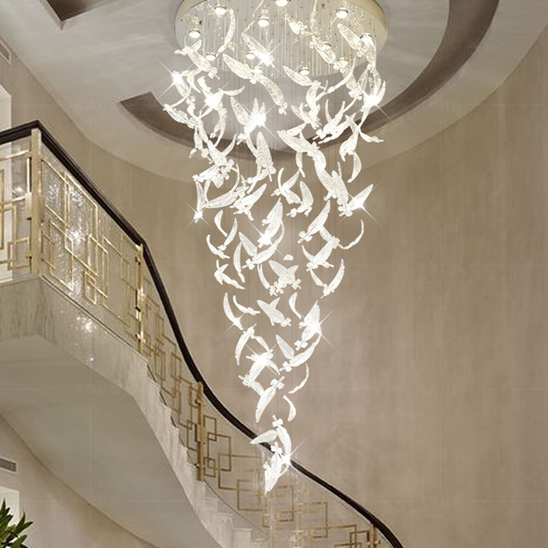 Energy-saving led modern hanging home hallway chandelier decorative led pendant light