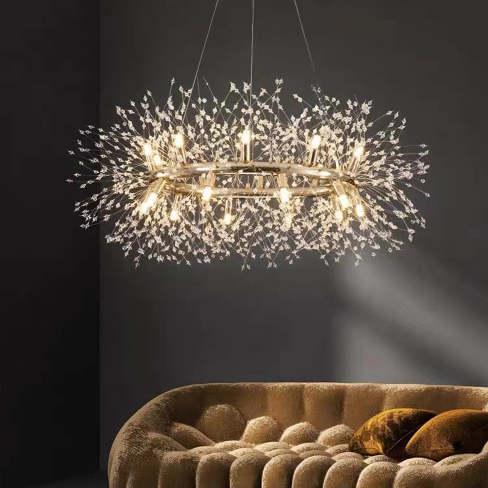 Nordic Light Luxury Chandelier Modern Simple All-star Crystal Chandelier