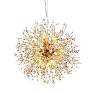 Top Selling Chandeliers & Pendant Lights Project Chain Chandelier Pendant Lamp Dandelion Art Lamp New Design New Style