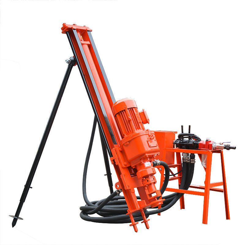 Kaishan High Efficiency Mini Pneumatic Drilling Machine KQD 120 Rotary Borehole Pneumatic Small Dth Drilling Rig