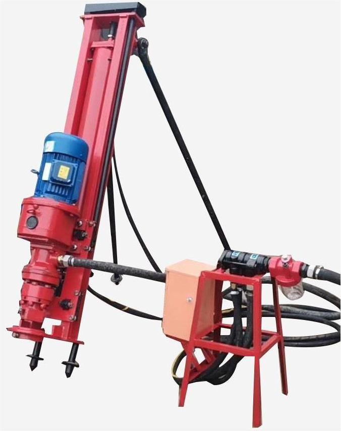 Kaishan High Efficiency Mini Pneumatic Drilling Machine KQD 120 Rotary Borehole Pneumatic Small Dth Drilling Rig