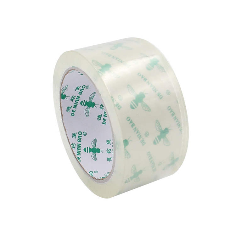 DENIANBAO Adhesive Packing Tape / OPP Super Strong Clear Tape Bopp Water Basic Glue Customized Acrylic Waterproof Offer Printing